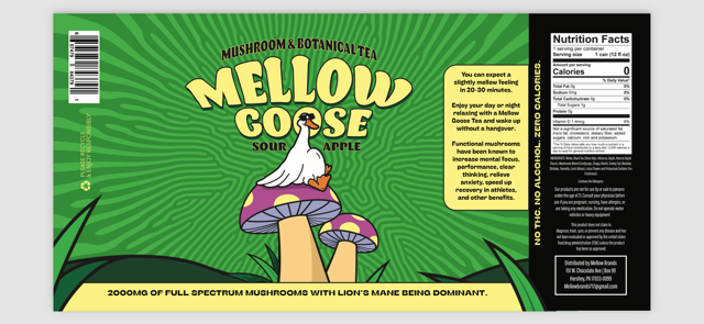 Apple Mellow Goose Unsweetened Iced Tea (4 pack)