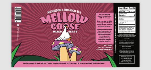 Mixed Berry Mellow Goose Unsweetened Iced Tea (4 pack)